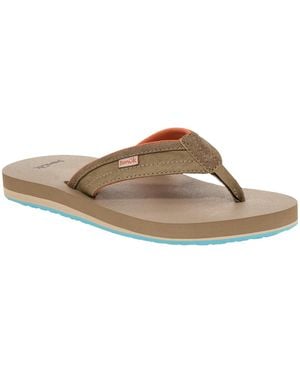 Sanuk ziggy Softest Slip-on Sandals - Brown