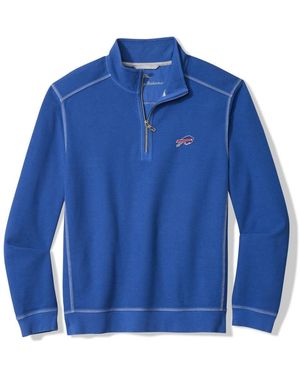 Tommy Bahama Buffalo Bills Sport Tobago Half-zip Pullover - Blue