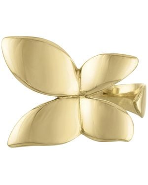 BEN ONI 18k Gold-plated Stainless Steel Butterfly Ring - Natural