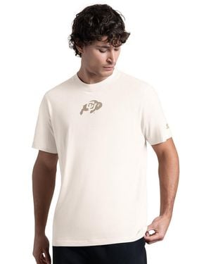 Starter Colorado Buffaloes Warm Up Embroidered-graphics T-shirt - White