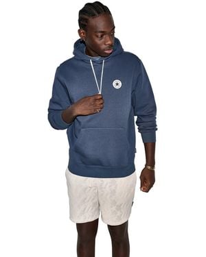 Converse Chuck Patch Fleece Regular-fit Hoodie - Blue