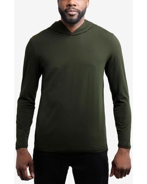 Xray Jeans X-ray Soft Stretch Long Sleeve Hoodie - Green