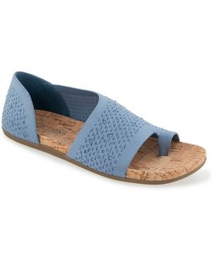 Kenneth Cole Sential Flat Sandals - Blue