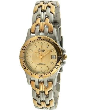 Swiss Edition Two-tone Luxury Bracelet Watch - Black