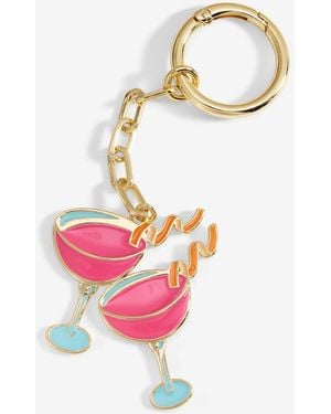 On 34th Cosmo Bag Charm - White