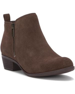 Lucky Brand Basel Ankle Booties - Brown