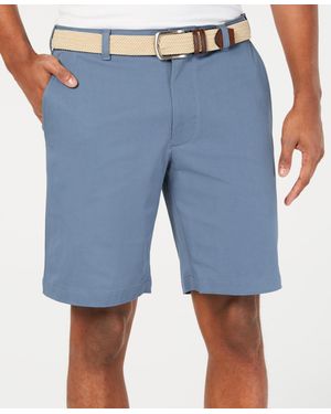 Club Room Regular-fit 9" 4-way Stretch Shorts - Blue