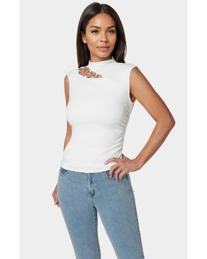 Bebe Assymmetrical Top - White
