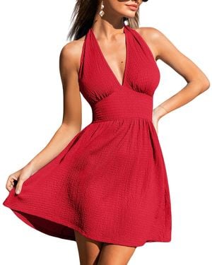 CUPSHE Vitamin D Mini Beach Dress - Red