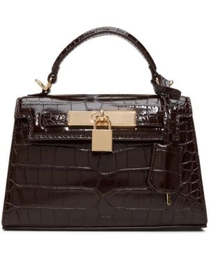 ALDO Sandyzz Small Top Handle Satchel Handbag - Black