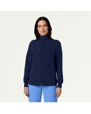 Jaanuu Ceri 6-pocket Classic Scrub Jacket - Blue