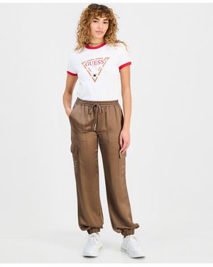 Guess New Marzia Gathered jogger Pants - White