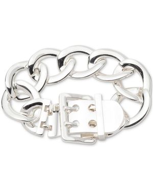 Ralph Lauren Tone Chain Buckle Flex Bracelet - Metallic