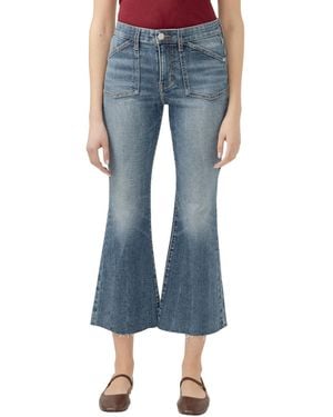 Jag Kait Mid Rise Kick Flare Leg Jeans - Blue