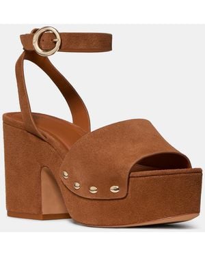 Kate Spade Halo Slip-on Platform Sandals - Brown