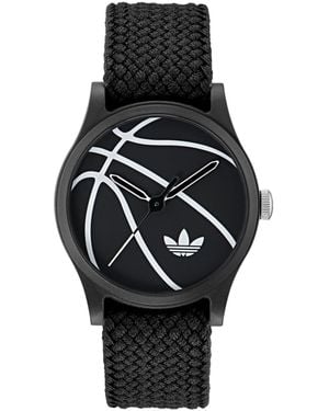 adidas Analog Nylon Watch - Black