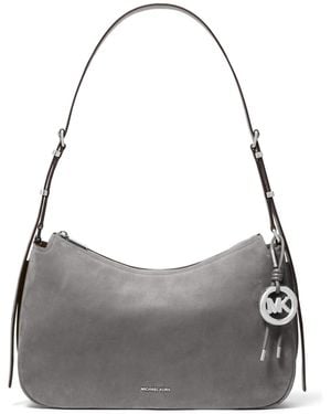 Michael Kors Nolita Convertible Top Zip Shoulder Bag - Gray