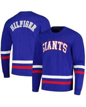 Tommy Hilfiger New York Giants Nolan Long Sleeve T-shirt - Blue