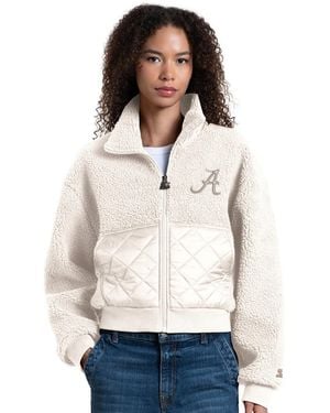 Starter Alabama Crimson Tide Journeyman Sherpa Full-zip Jacket - White