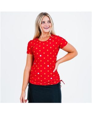 Calypsa Adele Swim Top - Red
