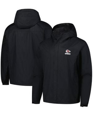 Dunbrooke Kansas City Chiefs Tropic Waterproof Packable Full-zip Hoodie Jacket - Black