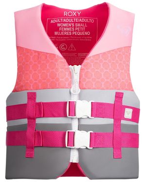 Roxy Uscg Approved S Life Vest - Pink