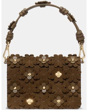 Kate Spade Natasha Floral Embellished Card Case Wallet - Brown