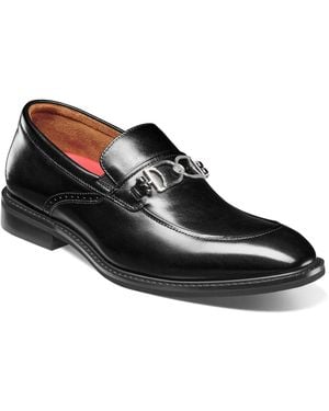 Stacy Adams Boyd Moc Toe Slip-on Loafers - Black