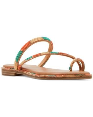 Madden Girl Spotlight-b Strappy Flat Sandals - Metallic