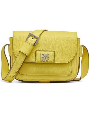 DKNY Robin Mini Flap Crossbody Bag - Yellow