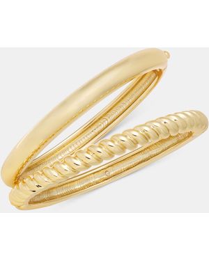 On 34th 2-pc. Set Bangle Bracelets - Metallic