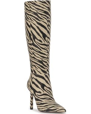 Jessica Simpson Dilea Tall Stiletto Dress Boots - Multicolor