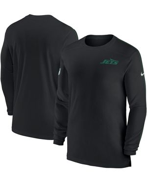 Nike New York Jets Sideline Player Performance T shirt in Black for Men Lyst