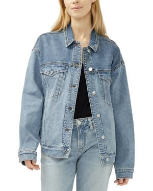 Silver Jeans Co. Western Two-tone Jacket - Blue