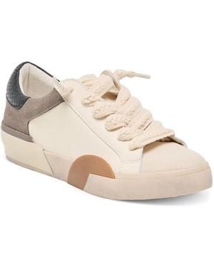 Dolce Vita Zina Lace Up Sneakers - Natural