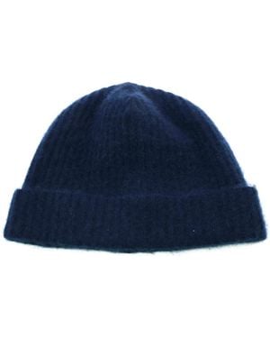 Portolano Folded Cuff Ribbed Hat - Blue