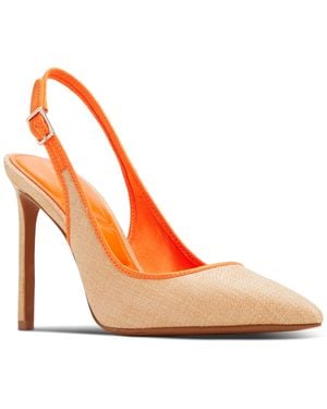 ALDO Lalasling Pointed-toe Slingback Pumps - Orange