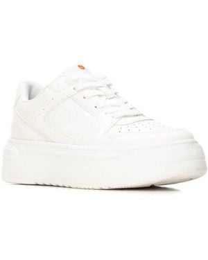 Xti Lace-up Casual Sneakers Refresh Collection By - White