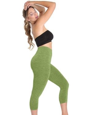 Memoi High-waist Control Seamless Shapewear leggings - Green