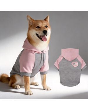 Aronkl Dog Hoodie Stretchy Warm Pet Sweatshirt - Multicolor