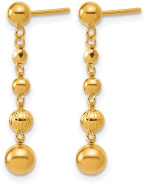 Macy's Beaded Drop Earrings - Metallic