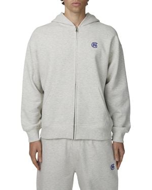 Good For Nothing Oversized Halftone Hoodie - Gray
