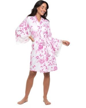 Linea Donatella Satin Toile Flight Wrapper - Pink