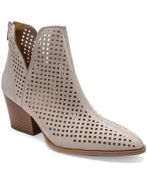 Prologue Shoes Orvia Block Heel Ankle Boot - Brown