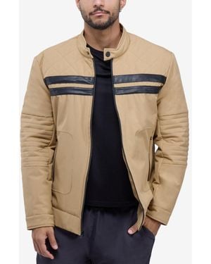 Xray Jeans Quilted Jacket - Natural