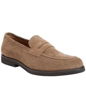 Bruno Magli Delfino Leather Penny Loafers - Brown