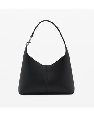 Mango Metallic Detail Shopper Bag - Black