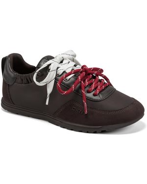 DKNY Arianna Lace-up Sneakers - Red