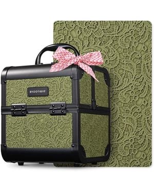 Byootique Makeup Train Case Cosmetic Organizer - Black