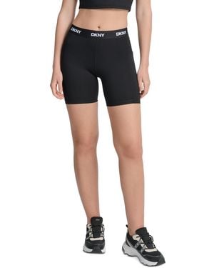 DKNY Balance Compression Super High-rise 6 Bike Shorts - Black